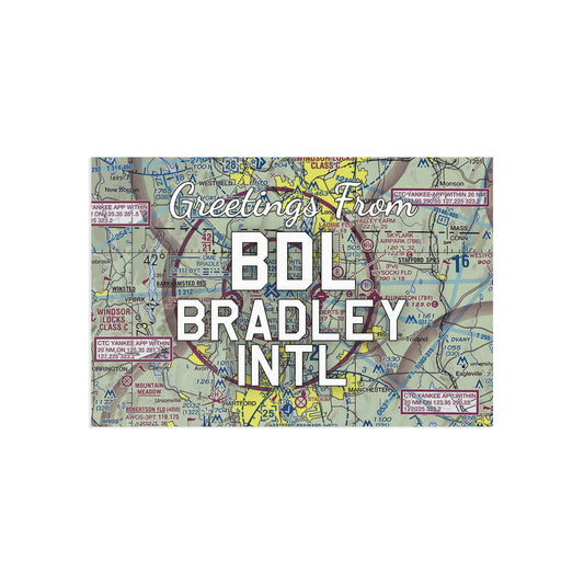 BDL Postcard | Bradley International Airport Card