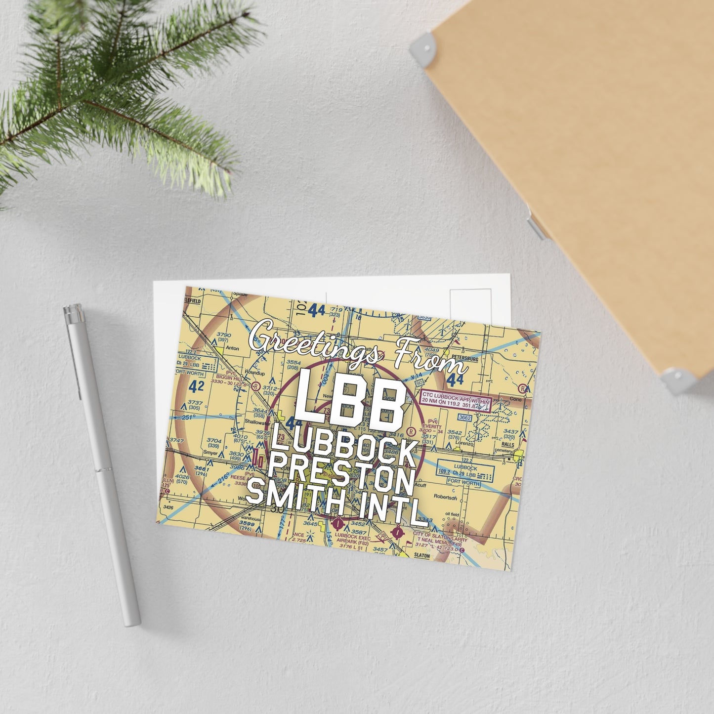 LBB Postcard | Lubbock Preston Smith International Airport Card