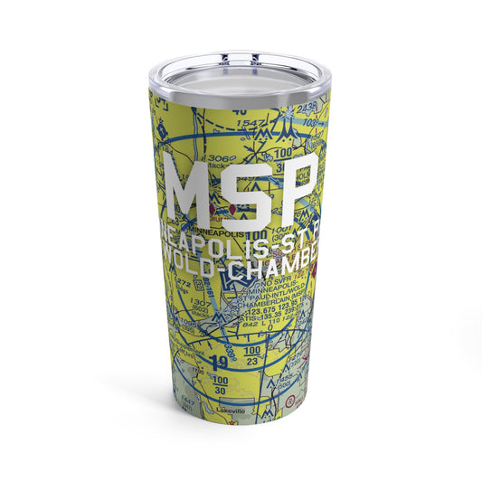 MSP Tumbler | Minneapolis-St Paul International/Wold-Chamberlain Airport Tumbler