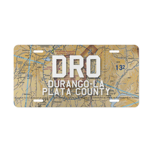 DRO Vanity Plate | Durango-La Plata County Airport Vanity Plate