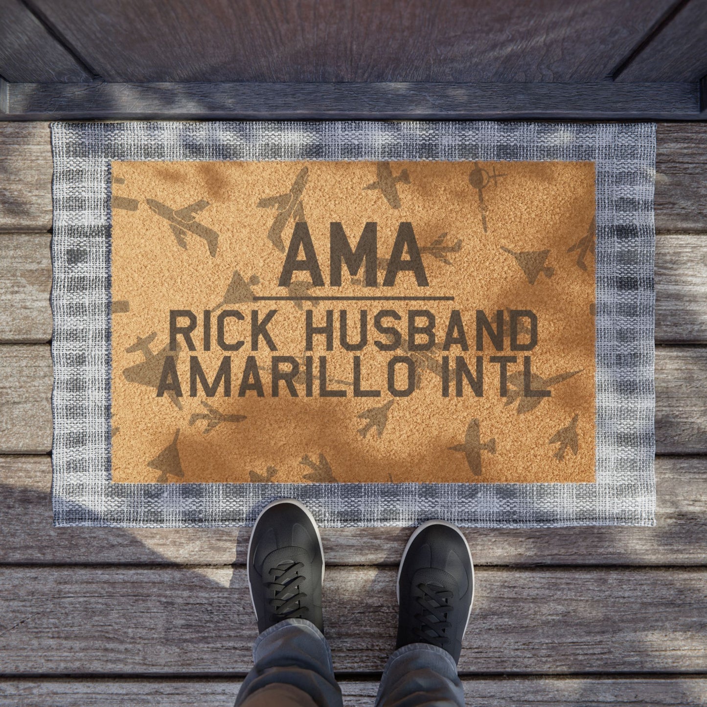 AMA Doormat | Rick Husband Amarillo International Airport Doormat