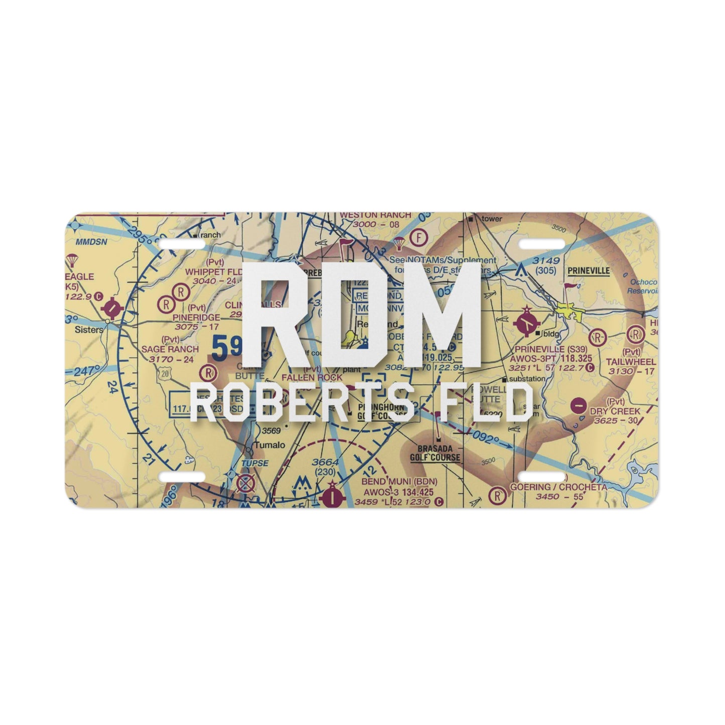 RDM Vanity Plate | Roberts Field Airport Vanity Plate