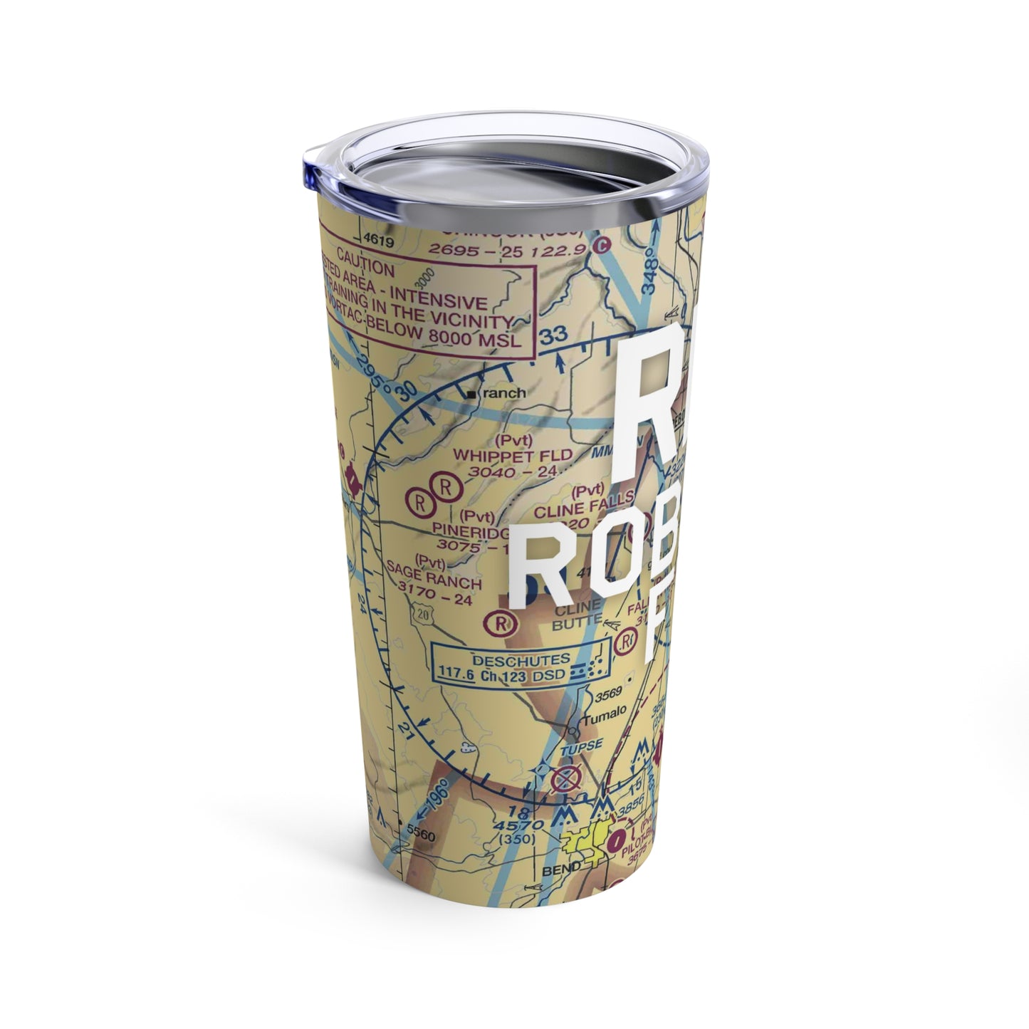 RDM Tumbler | Roberts Field Airport Tumbler