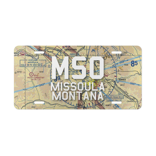 MSO Vanity Plate | Missoula Montana Airport Vanity Plate