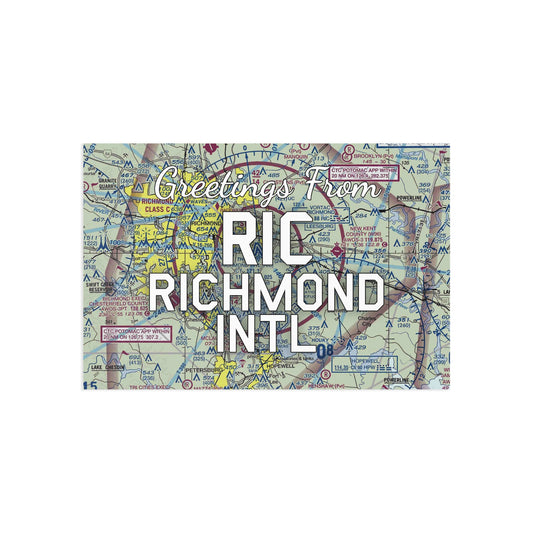 RIC Postcard | Richmond International Airport Card