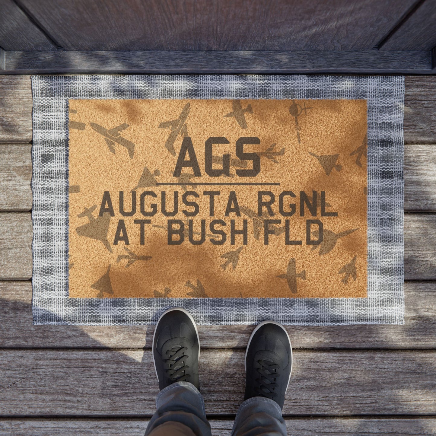 AGS Doormat | Augusta Regional At Bush Field Airport Doormat