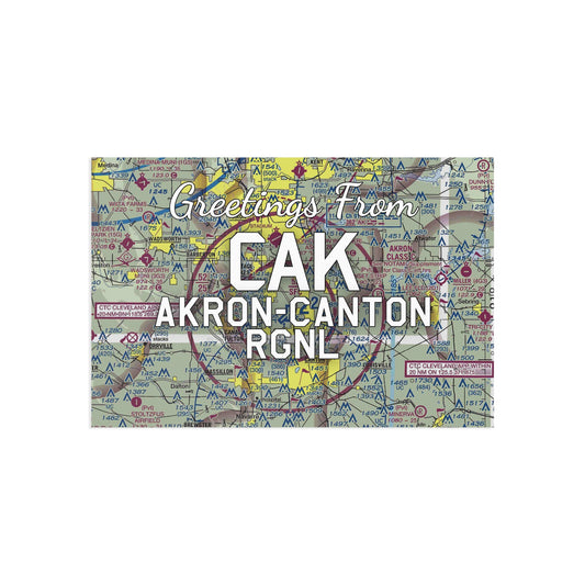CAK Postcard | Akron-Canton Regional Airport Card