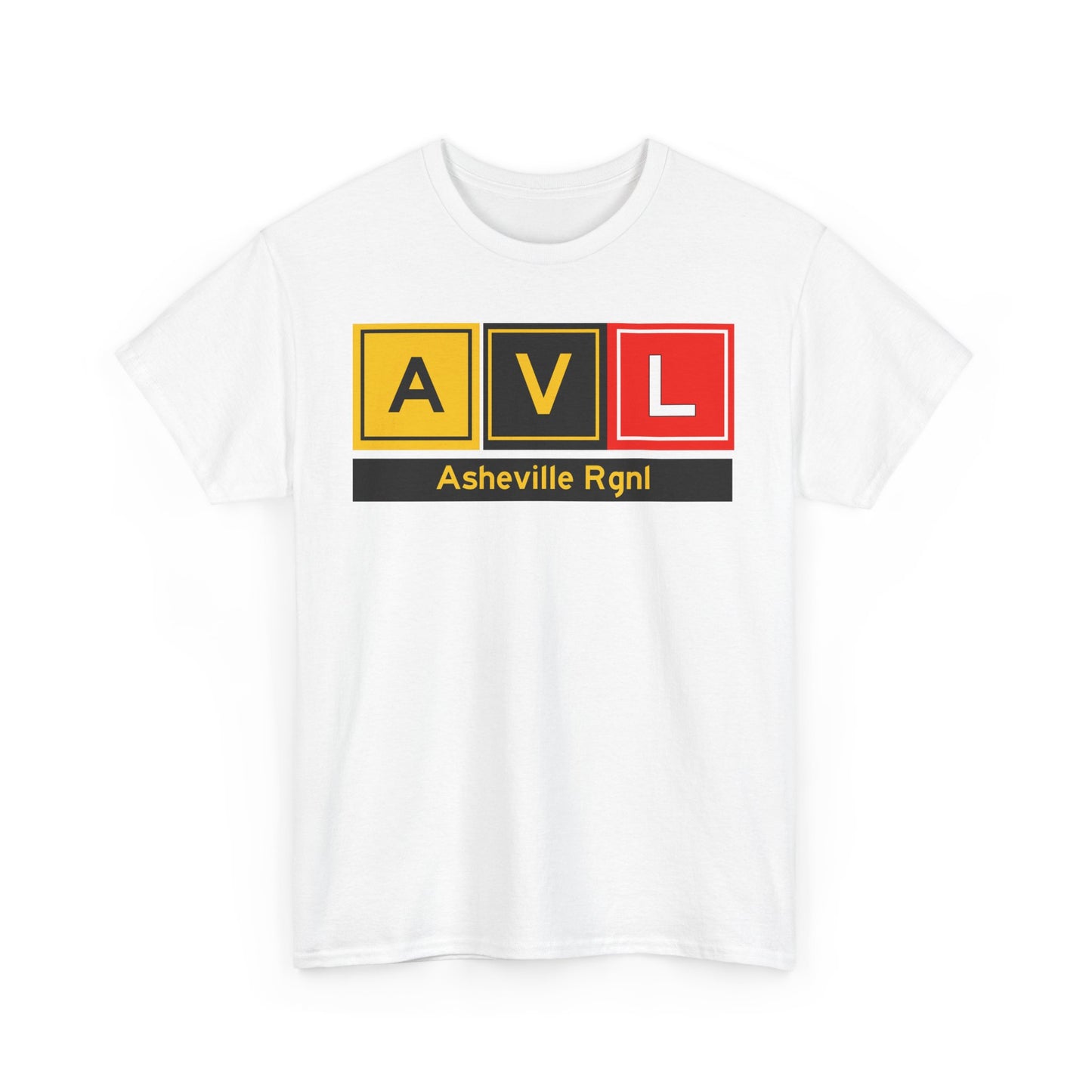 AVL Taxiway Tee w/ Airport Name | Asheville Regional Airport Tee