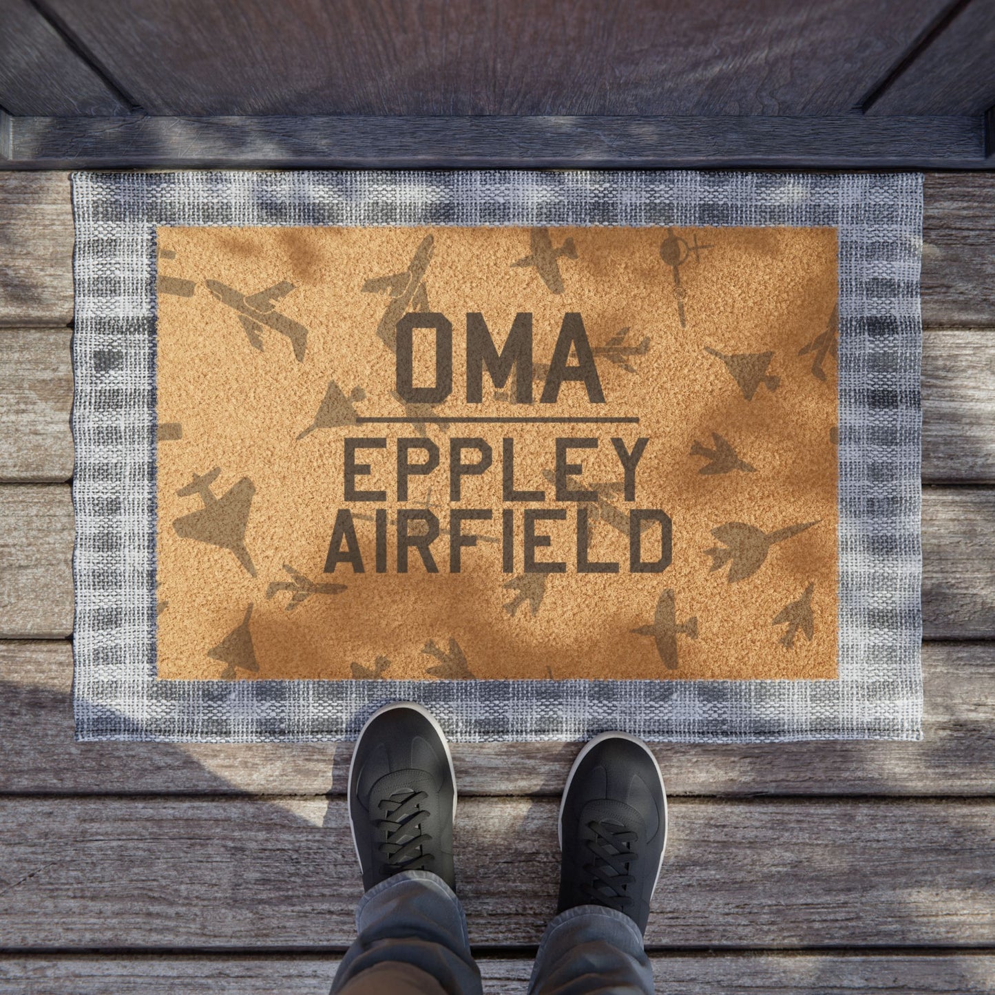 OMA Doormat | Eppley Airfield Airport Doormat