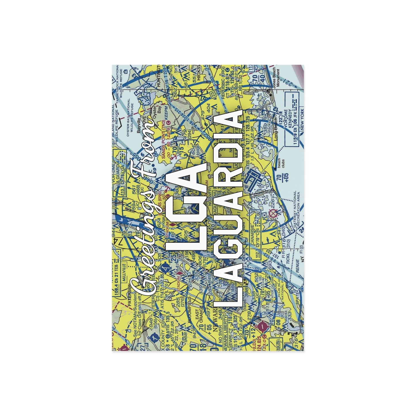 LGA Postcard | Laguardia Airport Card