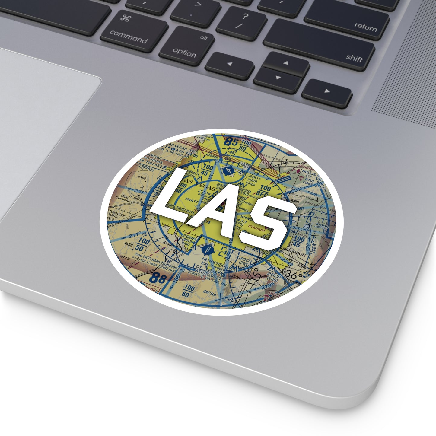 LAS Round Sticker | Harry Reid International Sticker