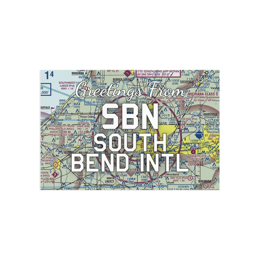 SBN Postcard | South Bend International Airport Card