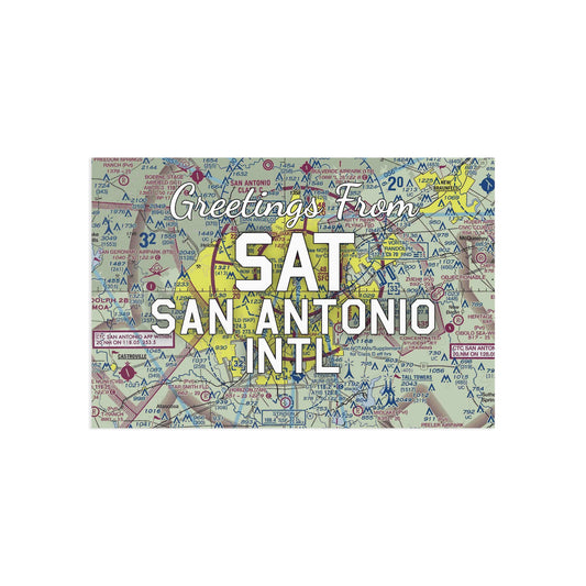 SAT Postcard | San Antonio International Airport Card