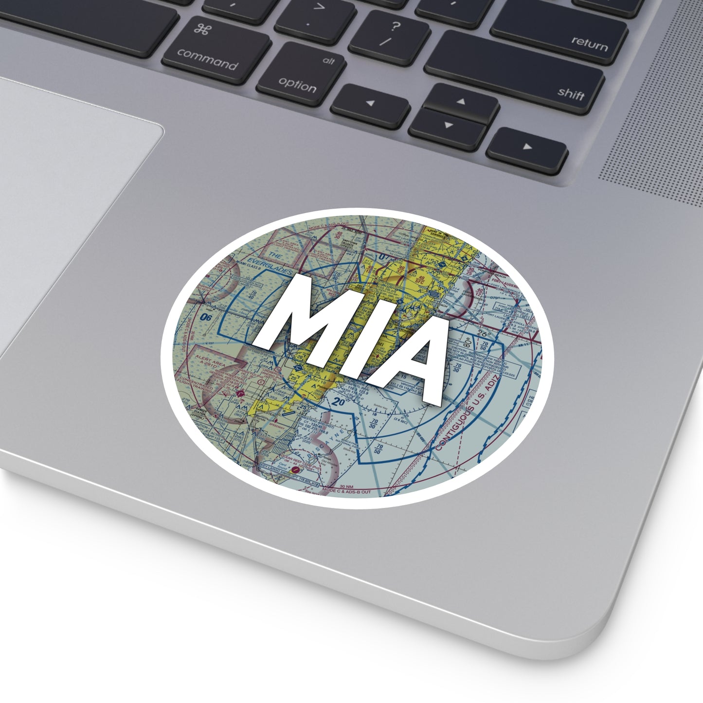 MIA Round Sticker | Miami International Sticker