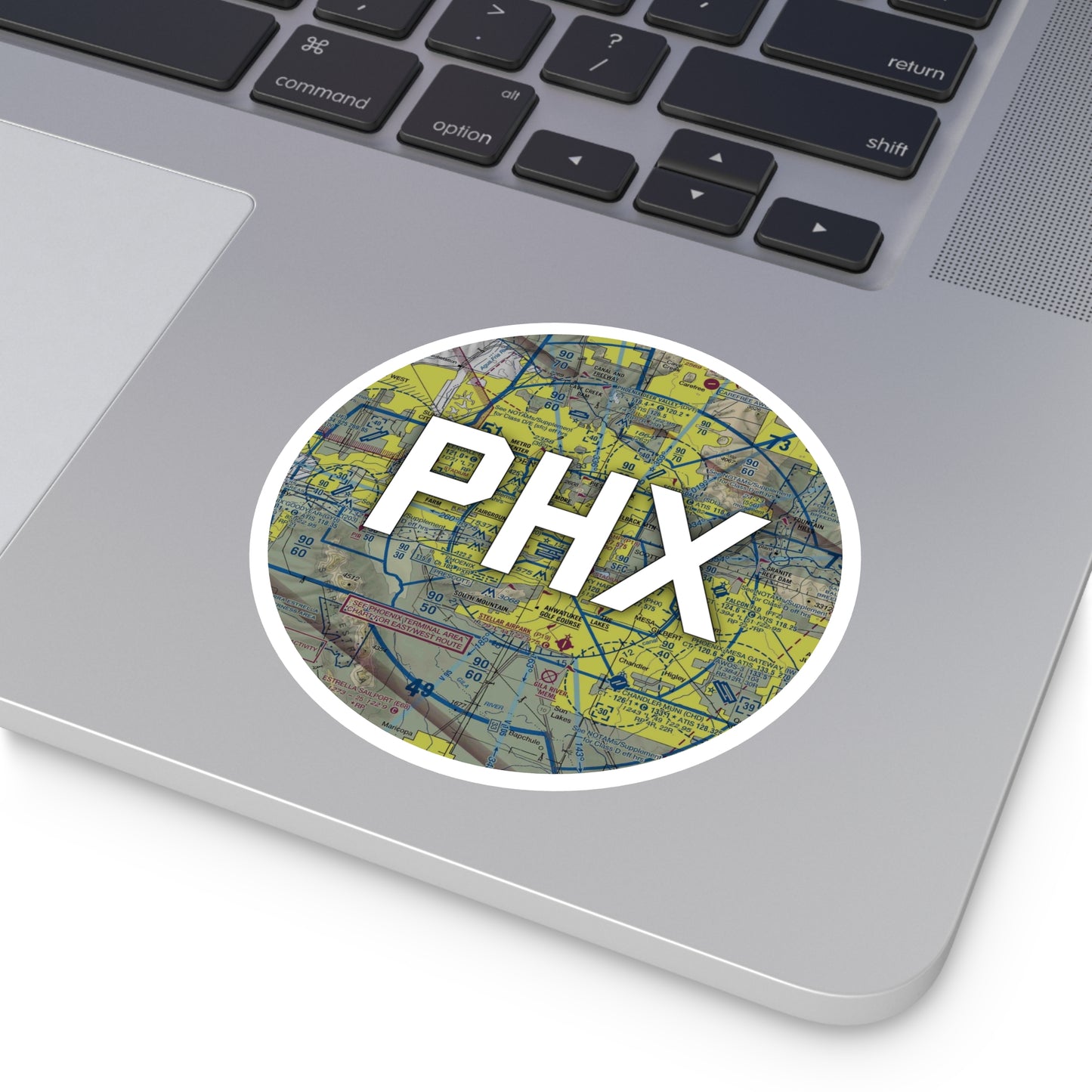 PHX Round Sticker | Phoenix Sky Harbor International Airport Sticker