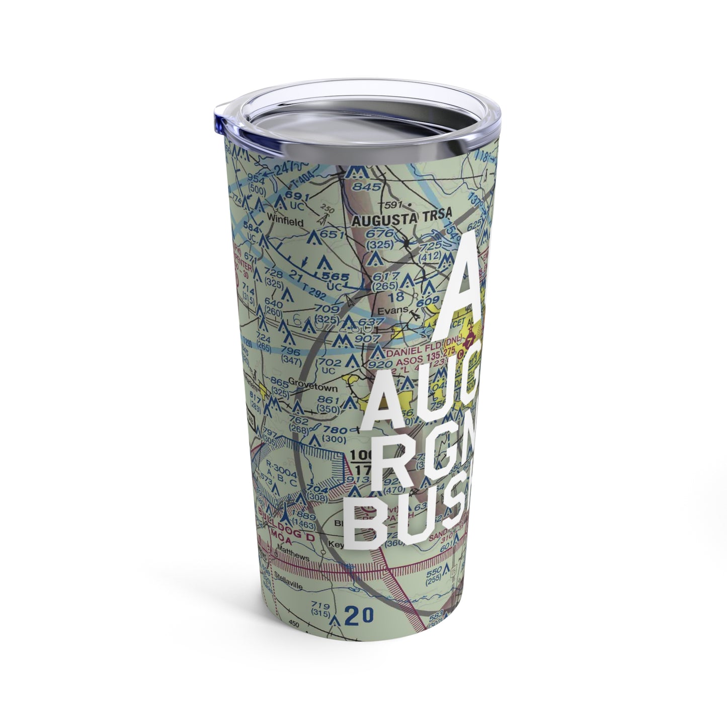 AGS Tumbler | Augusta Regional At Bush Field Airport Tumbler