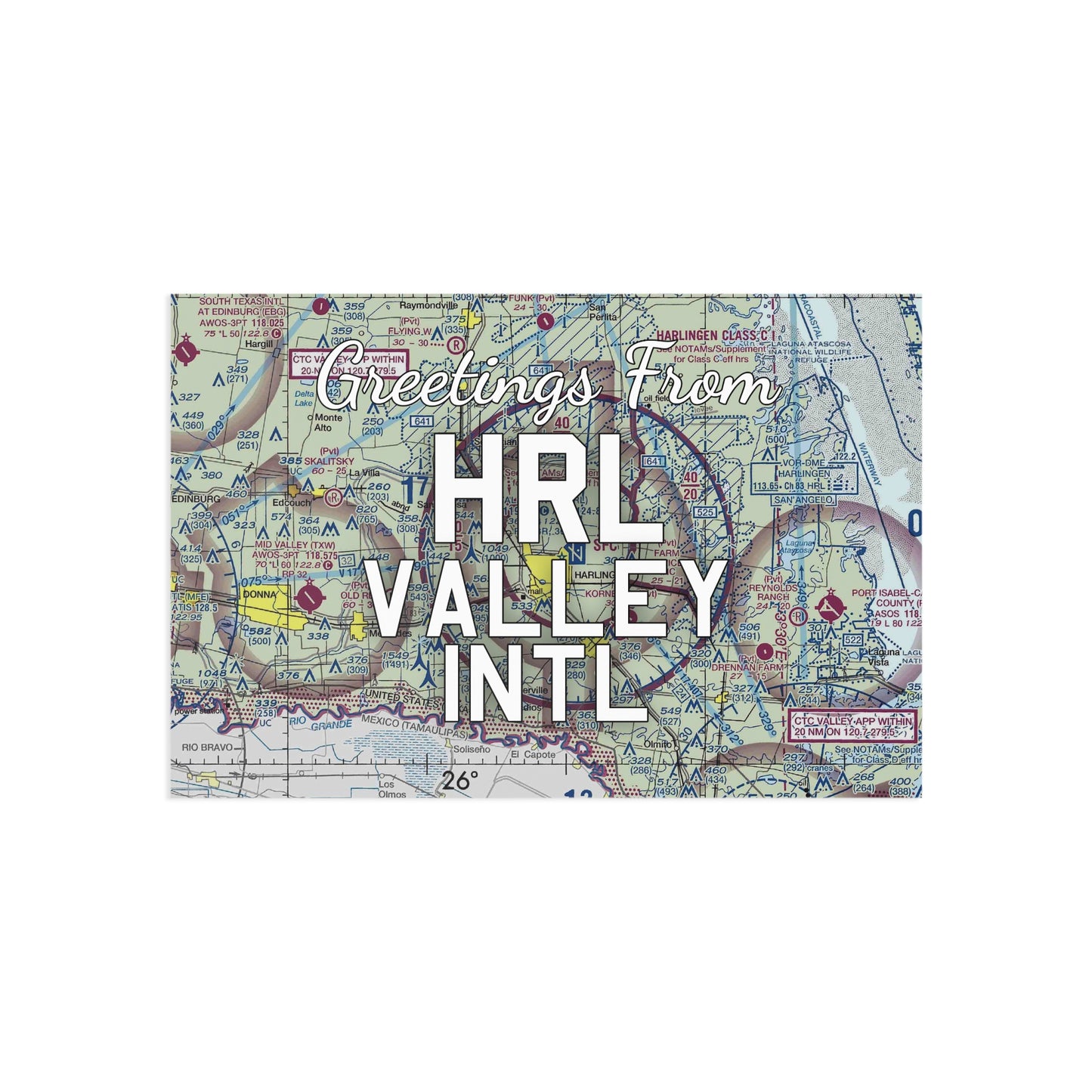 HRL Postcard | Valley International Airport Card