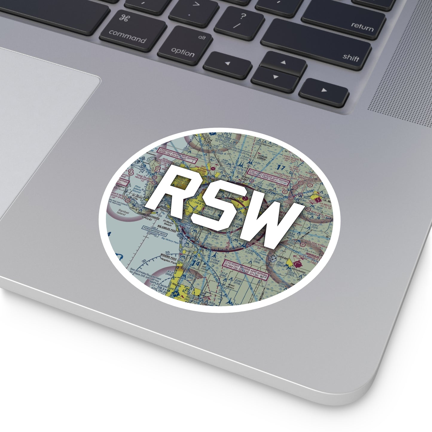 RSW Round Sticker | Southwest Florida International Airport Sticker