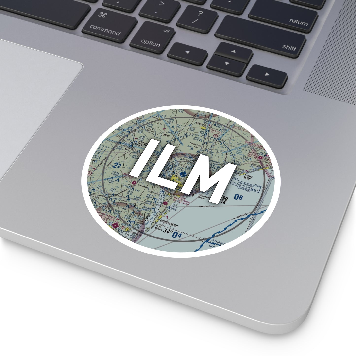 ILM Round Sticker | Wilmington International Airport Sticker