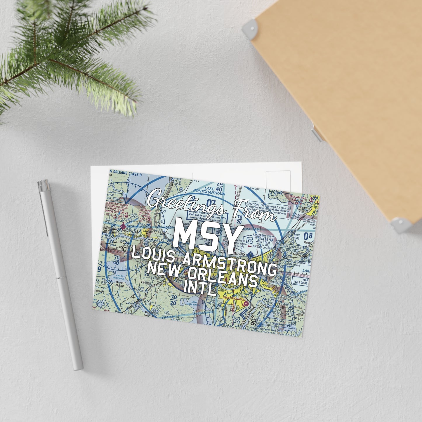 MSY Postcard | Louis Armstrong New Orleans International Airport Card