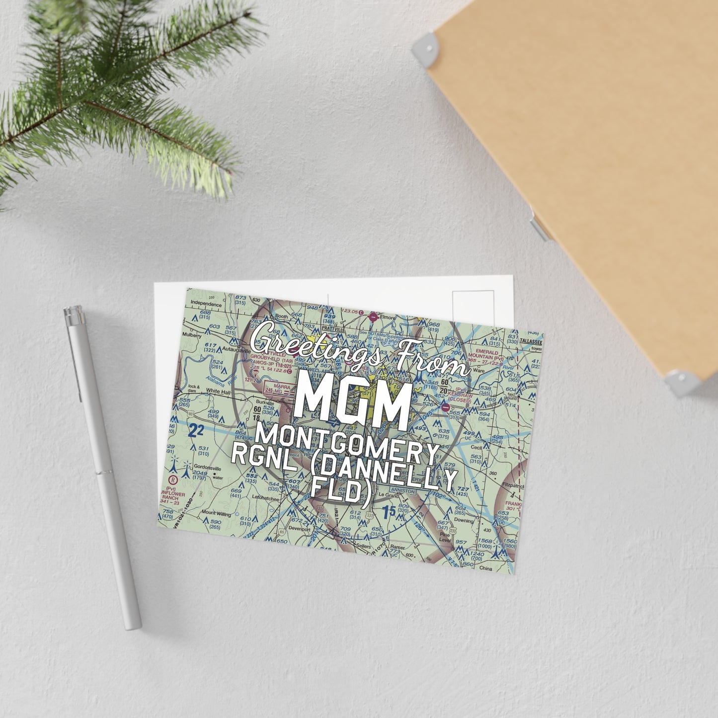 MGM Postcard | Montgomery Regional (Dannelly Field) Airport Card