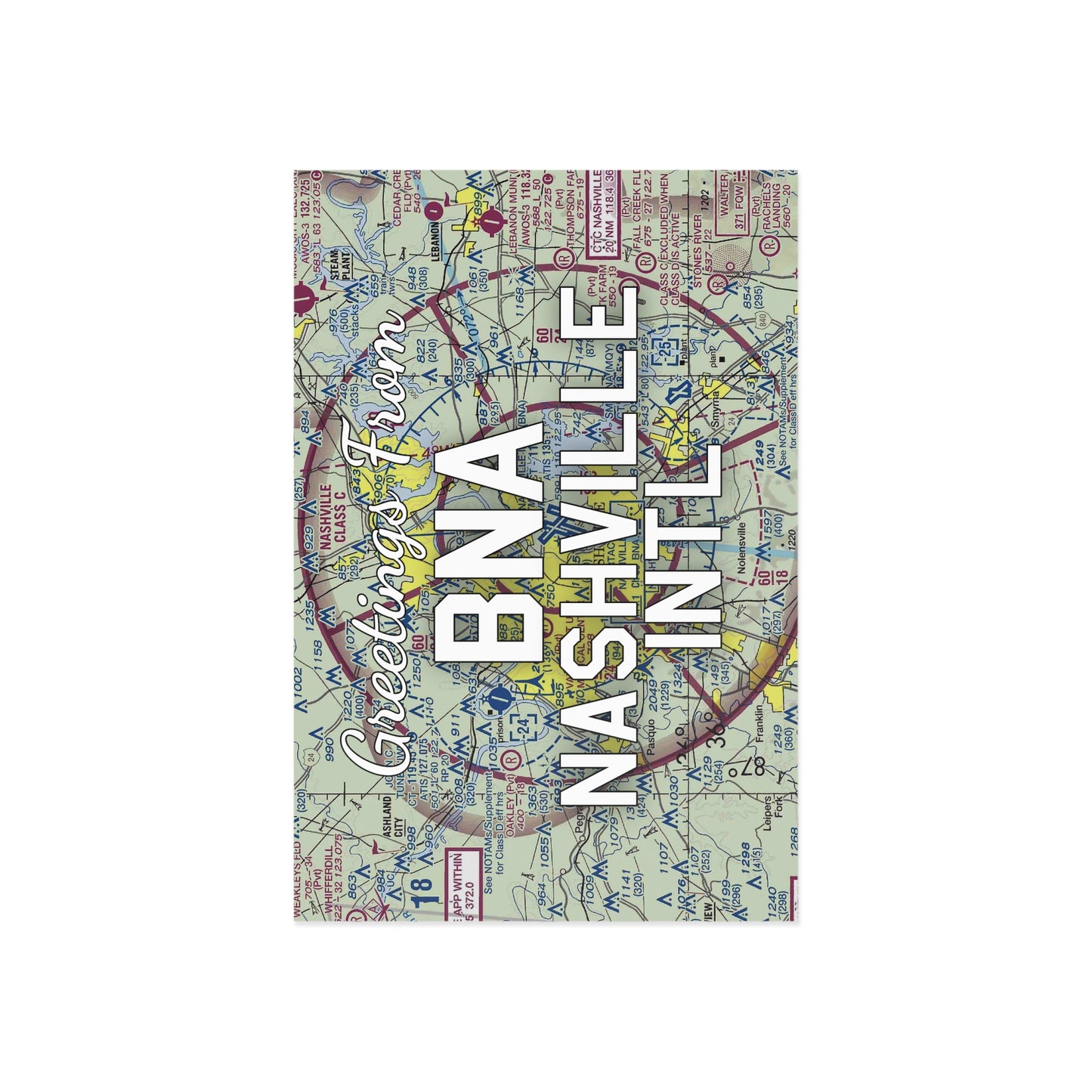 BNA Postcard | Nashville International Airport Card
