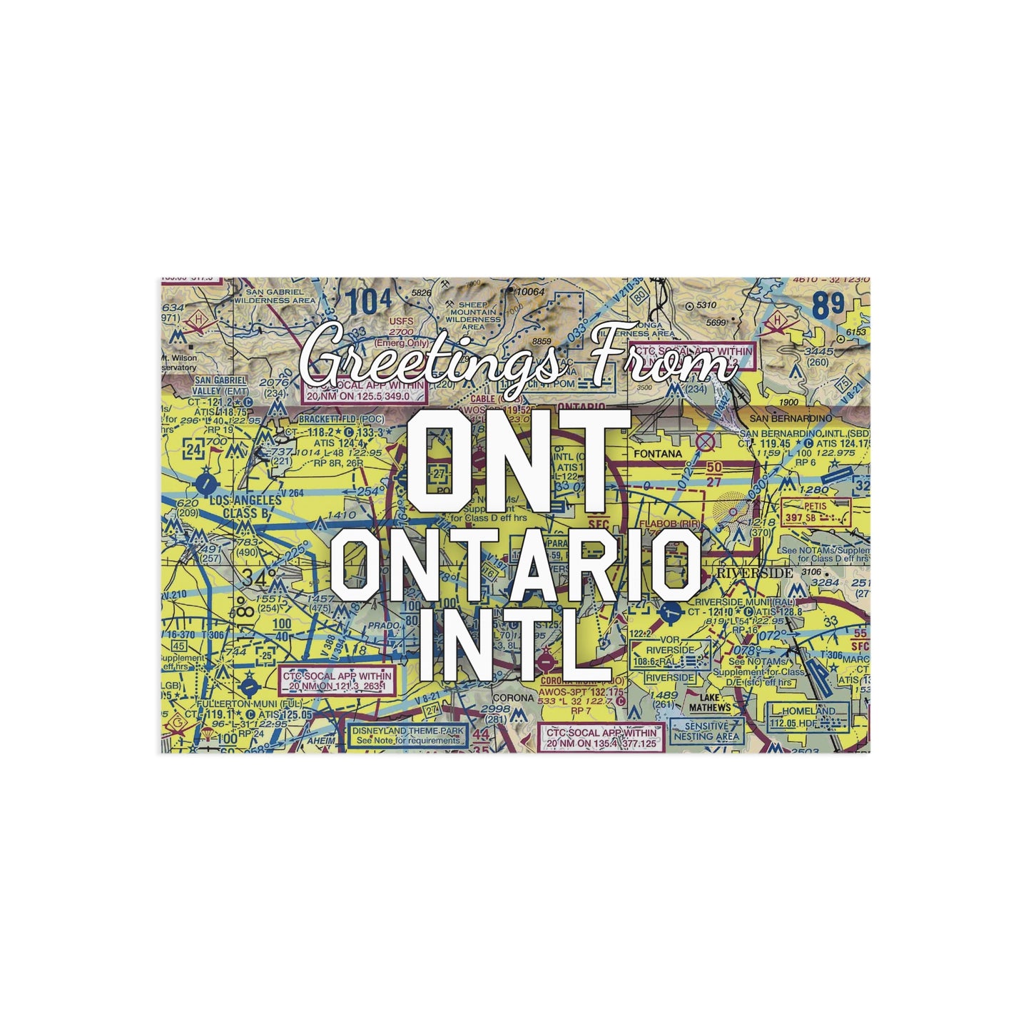 ONT Postcard | Ontario International Airport Card