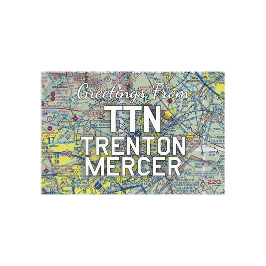 TTN Postcard | Trenton Mercer Airport Card