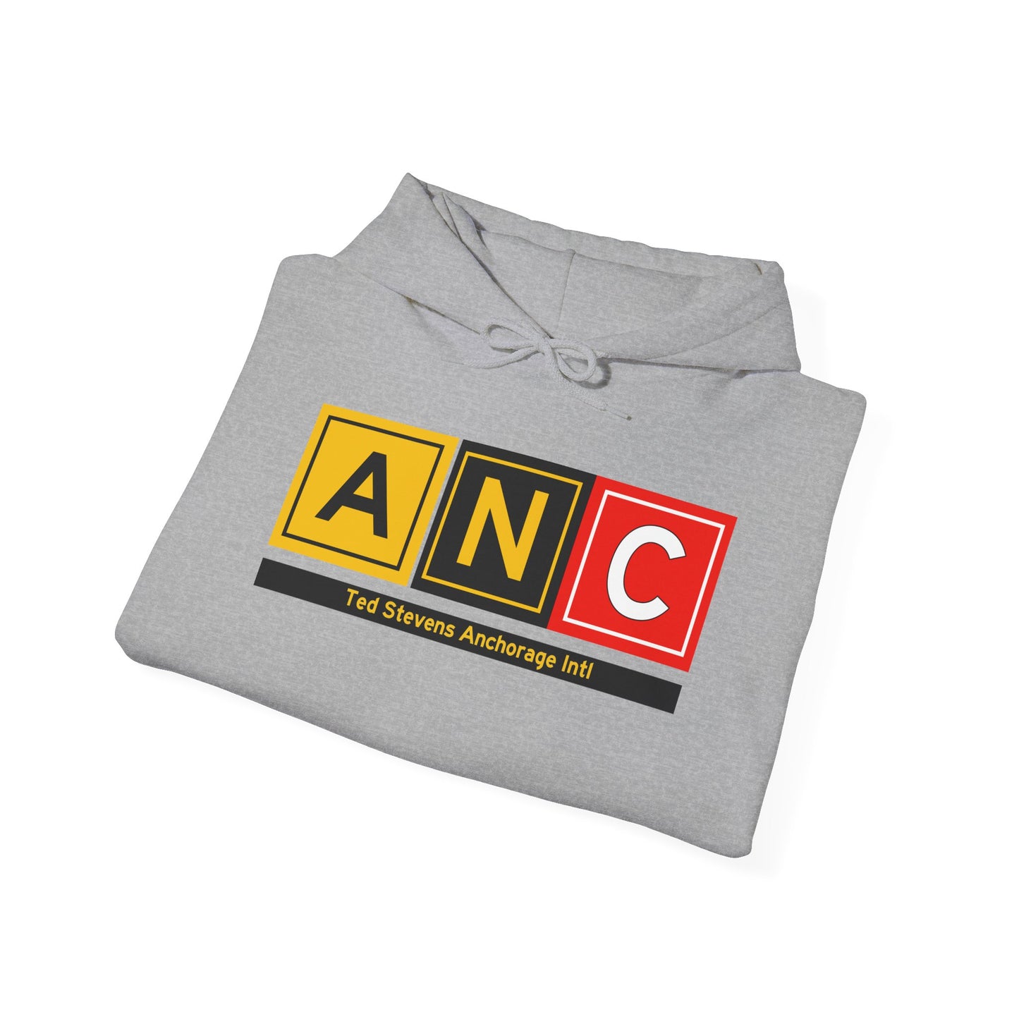 ANC Taxiway Hoodie w/ Airport Name | Ted Stevens Anchorage International Airport Hoodie