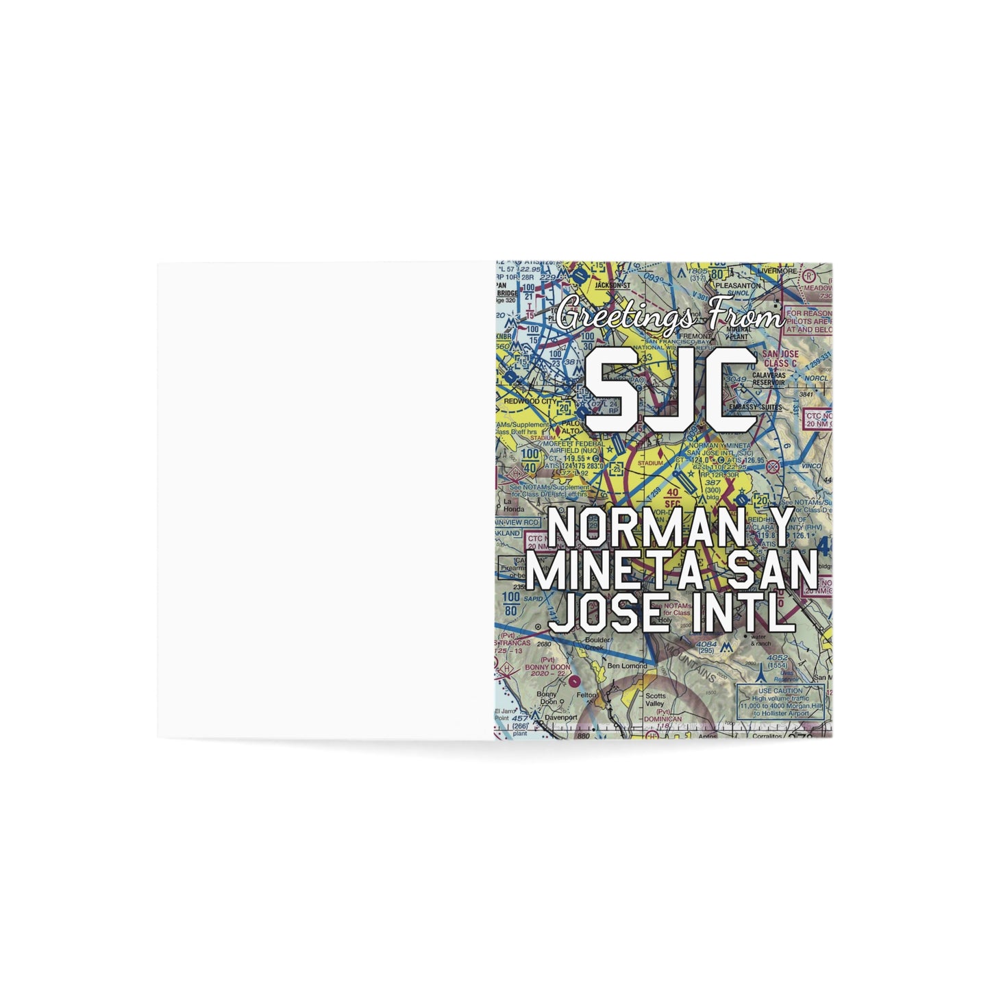 SJC Greeting Cards | Norman Y Mineta San Jose International Airport Cards