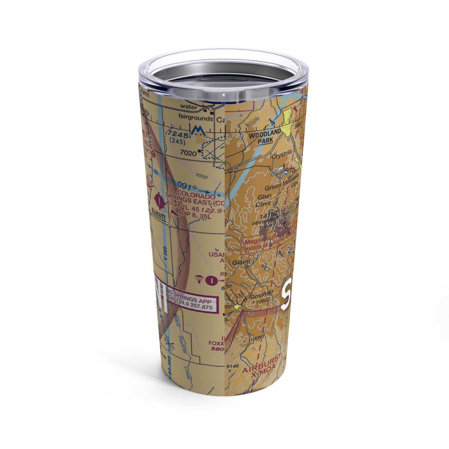 COS Tumbler | City of Colorado Springs Municipal Airport Tumbler