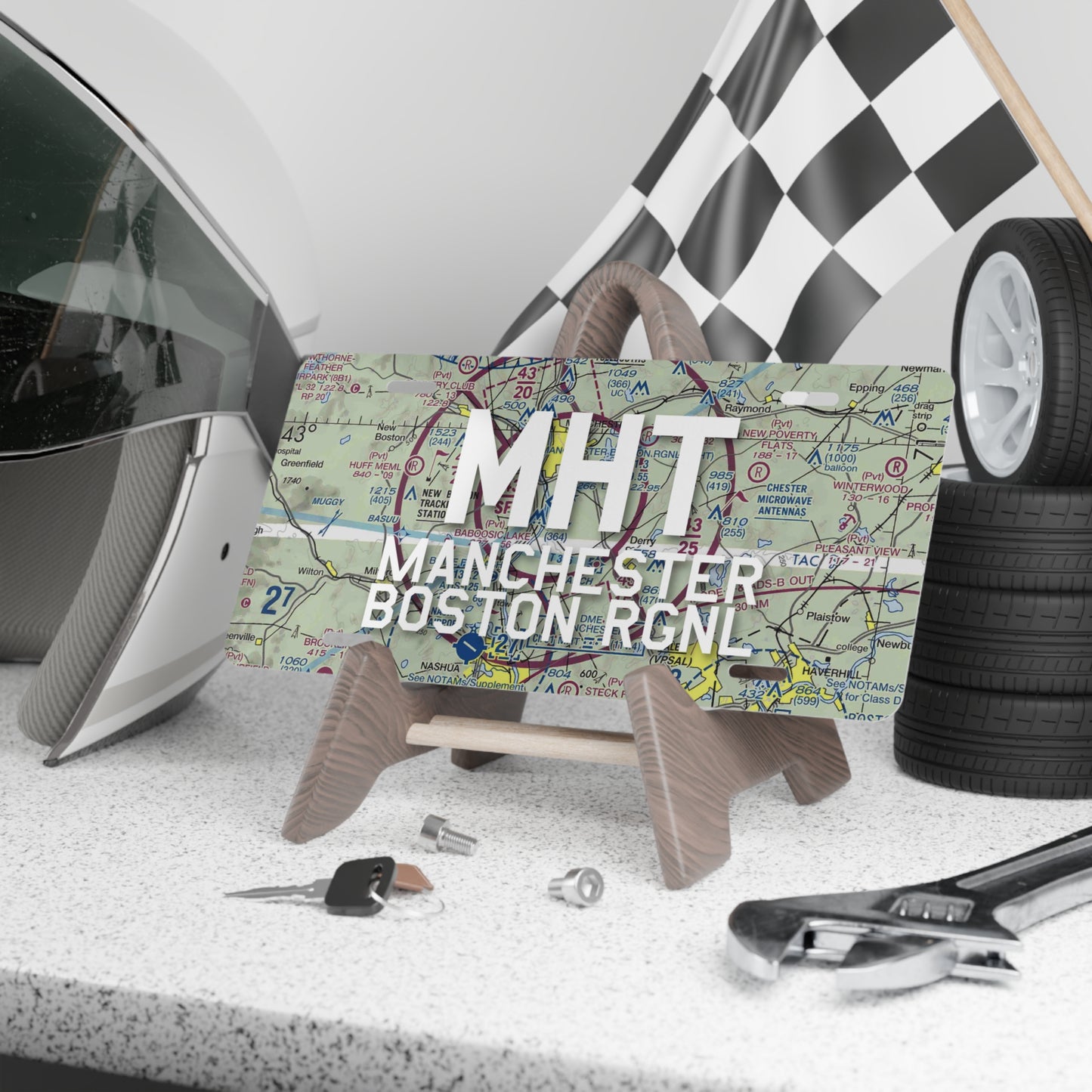 MHT Vanity Plate | Manchester Boston Regional Airport Vanity Plate