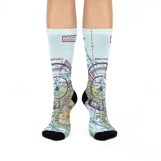 OGG Cushioned Crew Socks | Kahului Airport Socks