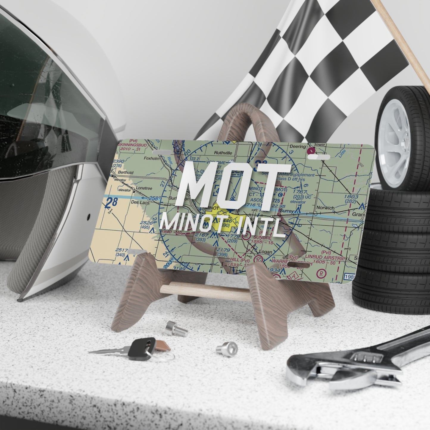 MOT Vanity Plate | Minot International Airport Vanity Plate