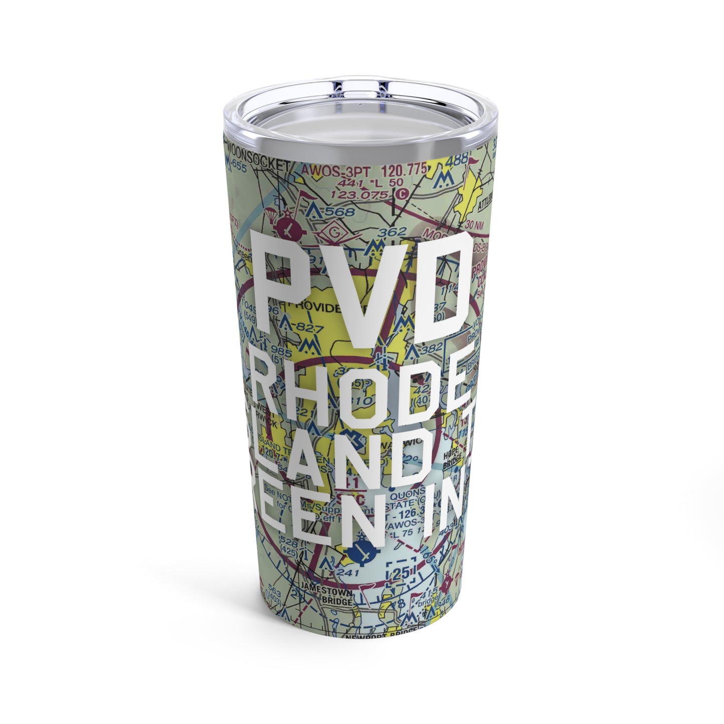 PVD Tumbler | Rhode Island TF Green International Airport Tumbler