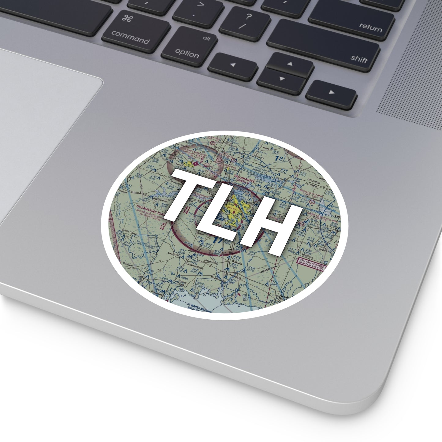 TLH Round Sticker | Tallahassee International Airport Sticker