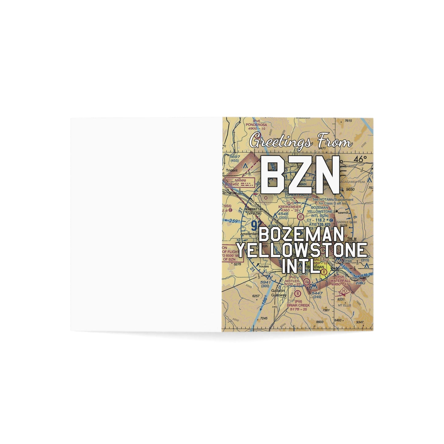 BZN Greeting Cards | Bozeman Yellowstone International Airport Cards