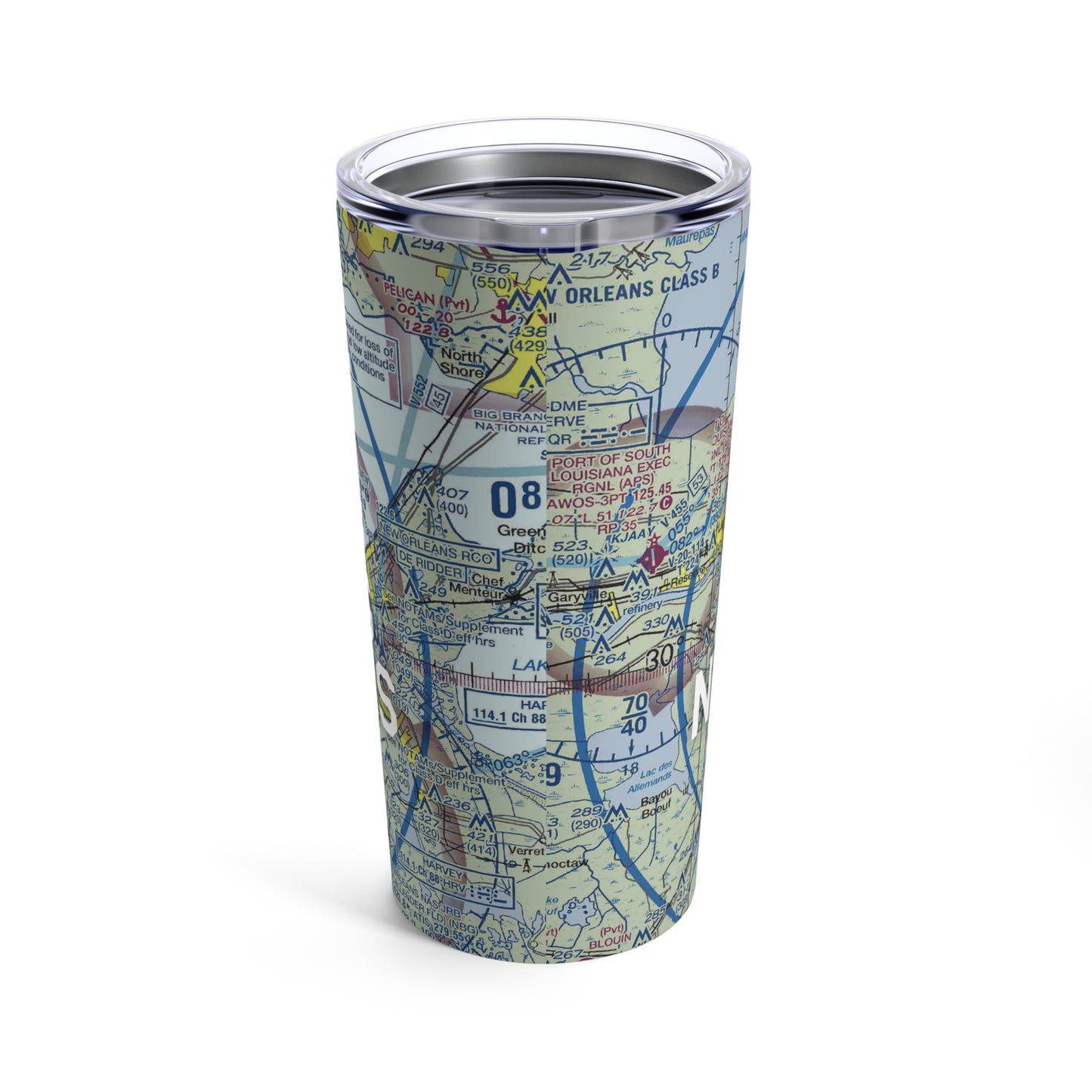 MSY Tumbler | Louis Armstrong New Orleans International Airport Tumbler