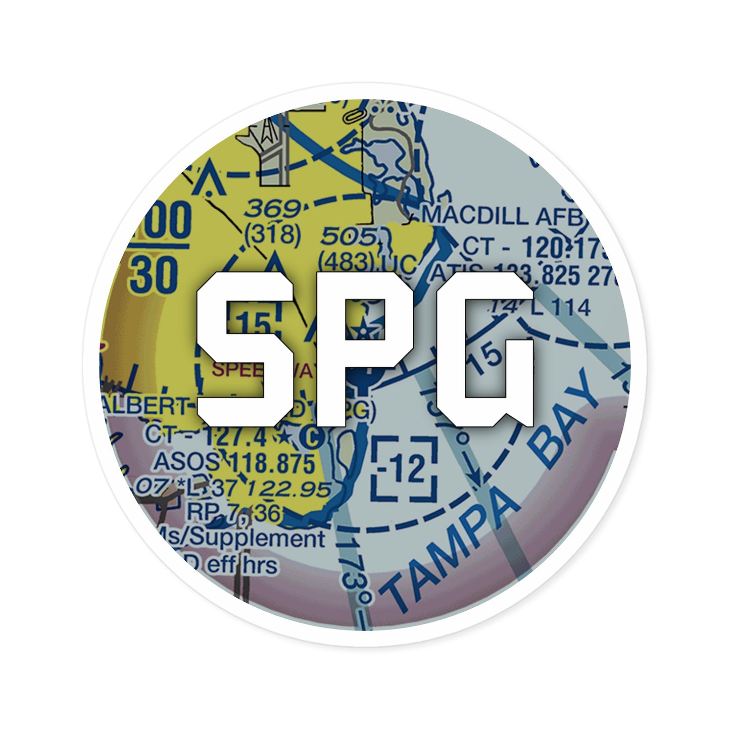 SPG Round Sticker | Albert Whitted Sticker