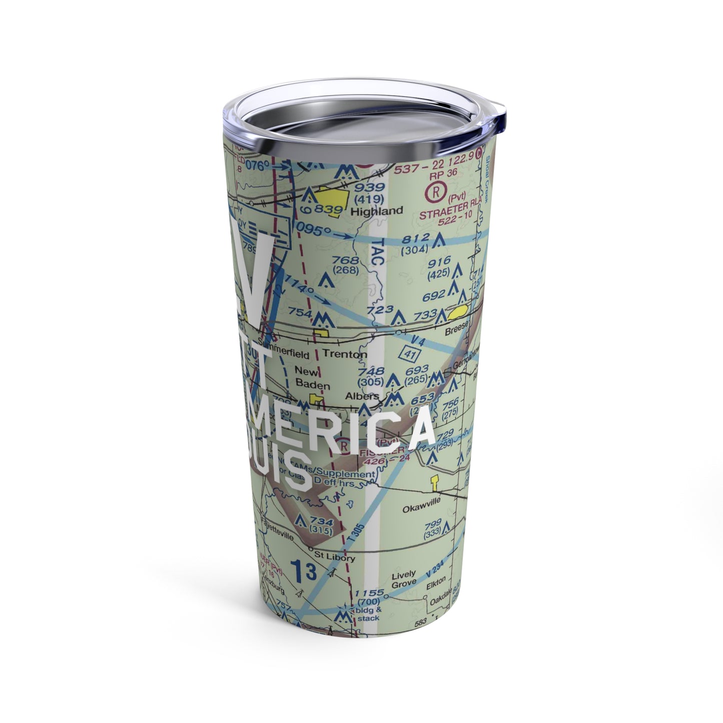 BLV Tumbler | Scott AFB/Midamerica St Louis Airport Tumbler