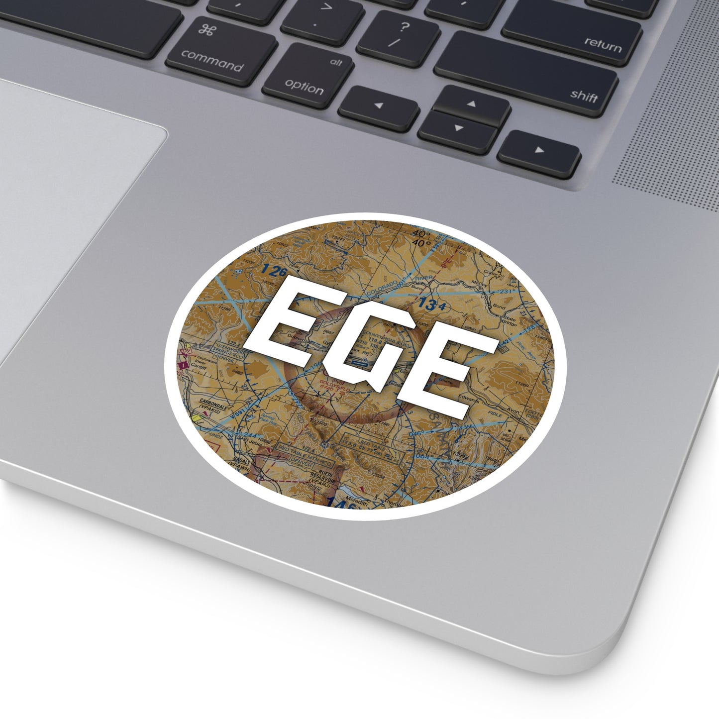 EGE Round Sticker | Eagle County Regional Airport Sticker