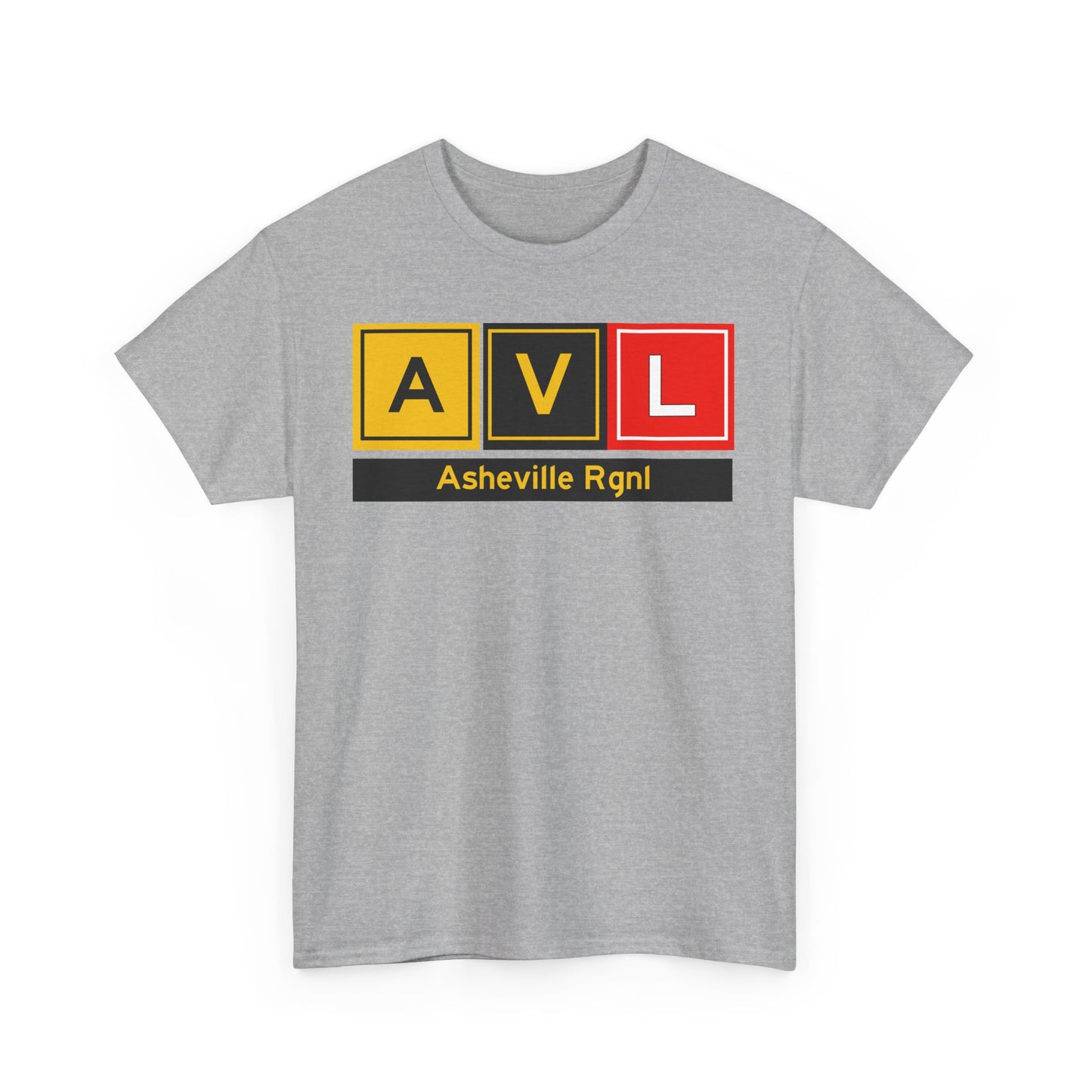 AVL Taxiway Tee w/ Airport Name | Asheville Regional Airport Tee