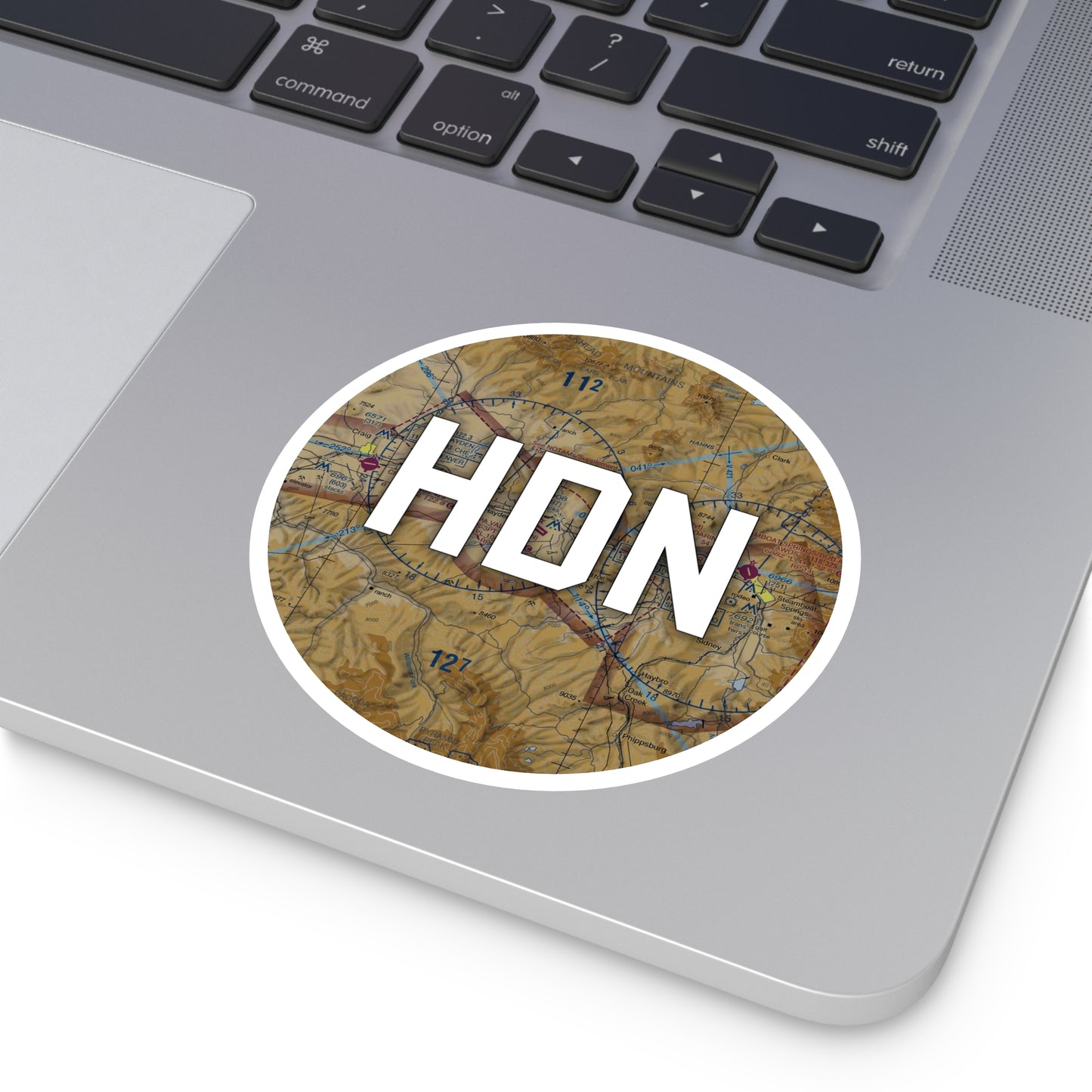 HDN Round Sticker | Yampa Valley Airport Sticker