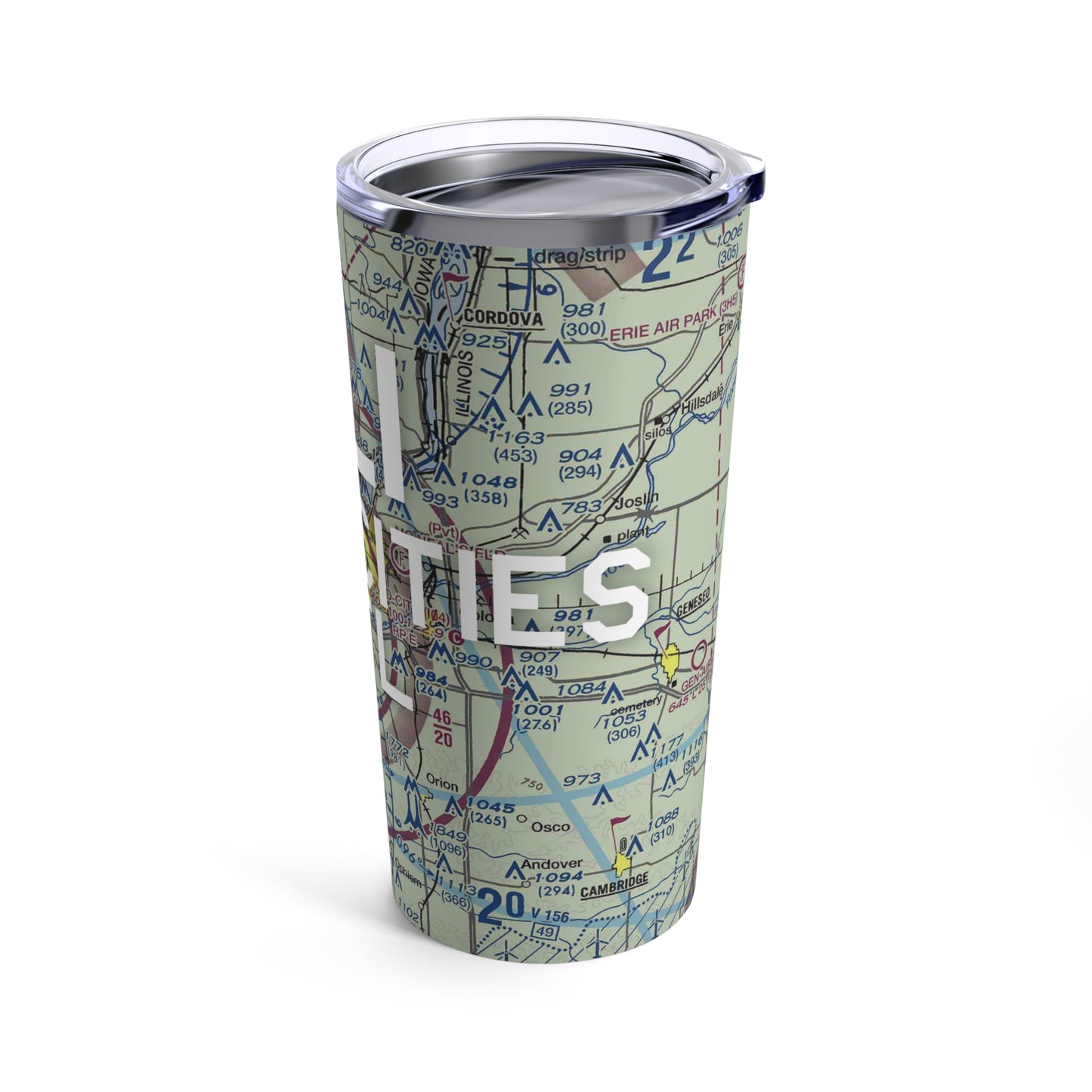 MLI Tumbler | Quad Cities International Airport Tumbler