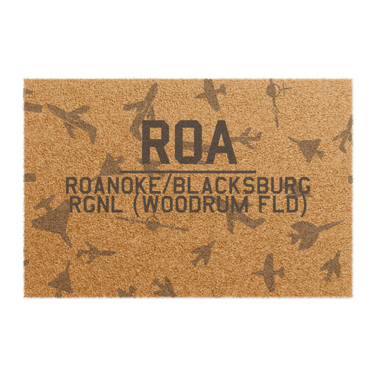 ROA Doormat | Roanoke/Blacksburg Regional (Woodrum Field) Airport Doormat