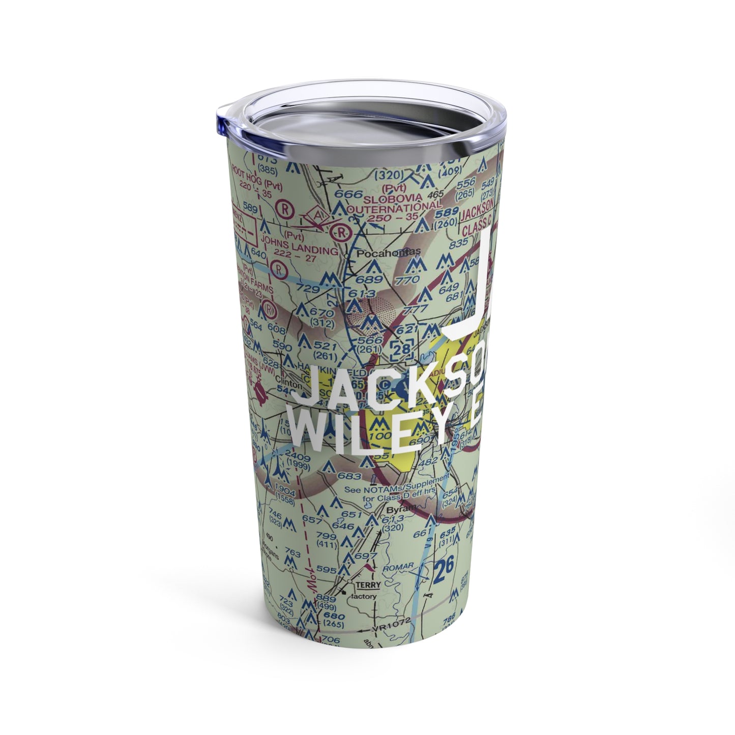 JAN Tumbler | Jackson-Medgar Wiley Evers International Airport Tumbler