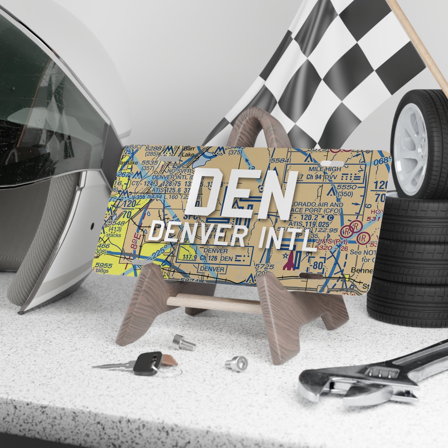 DEN Vanity Plate | Denver International Vanity Plate