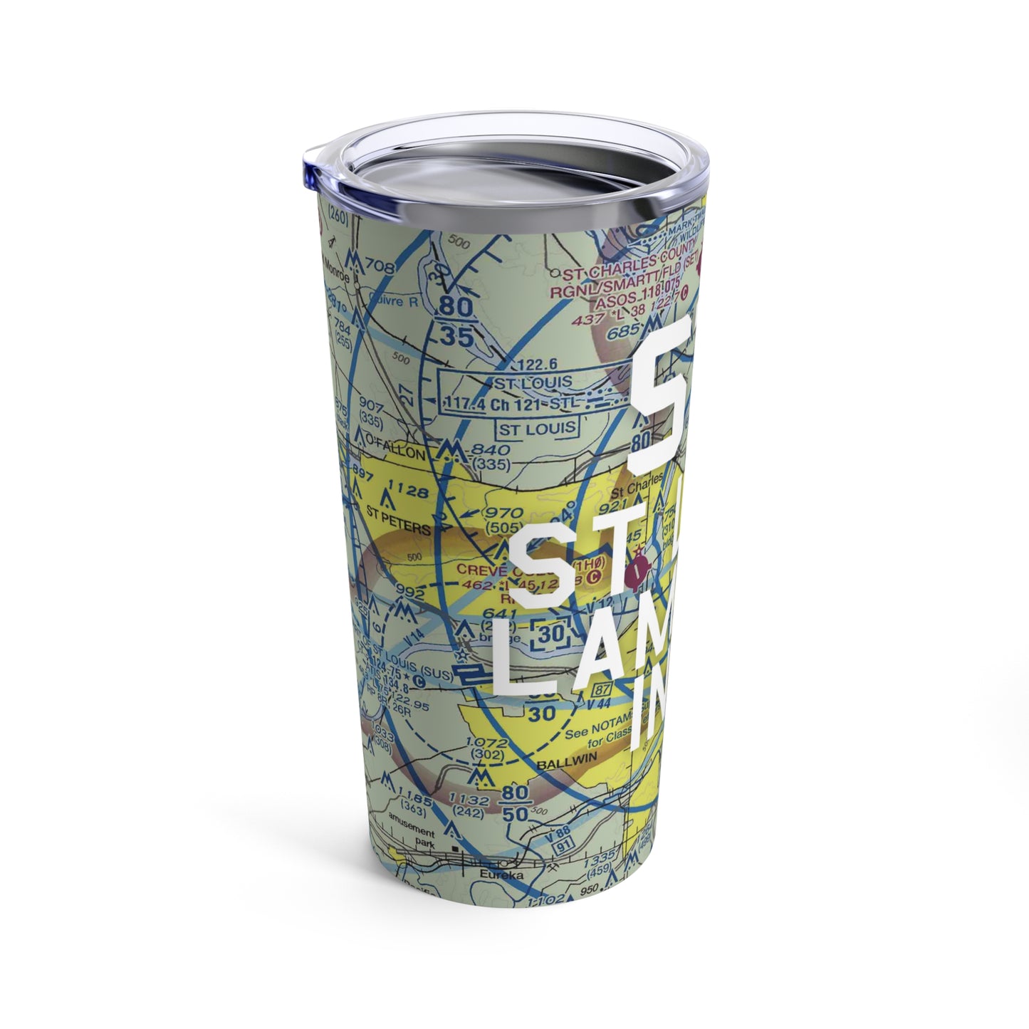 STL Tumbler | St Louis Lambert International Airport Tumbler