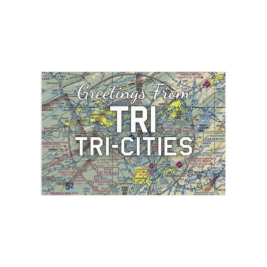 TRI Postcard | Tri-Cities Airport Card