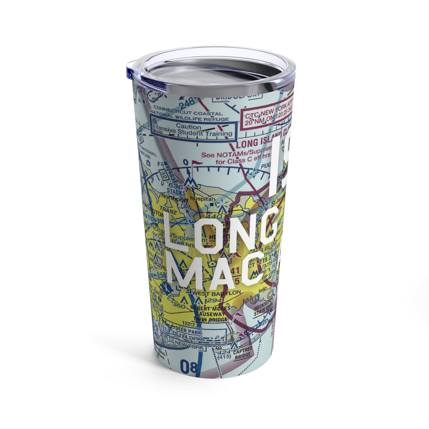 ISP Tumbler | Long Island Mac Arthur Airport Tumbler